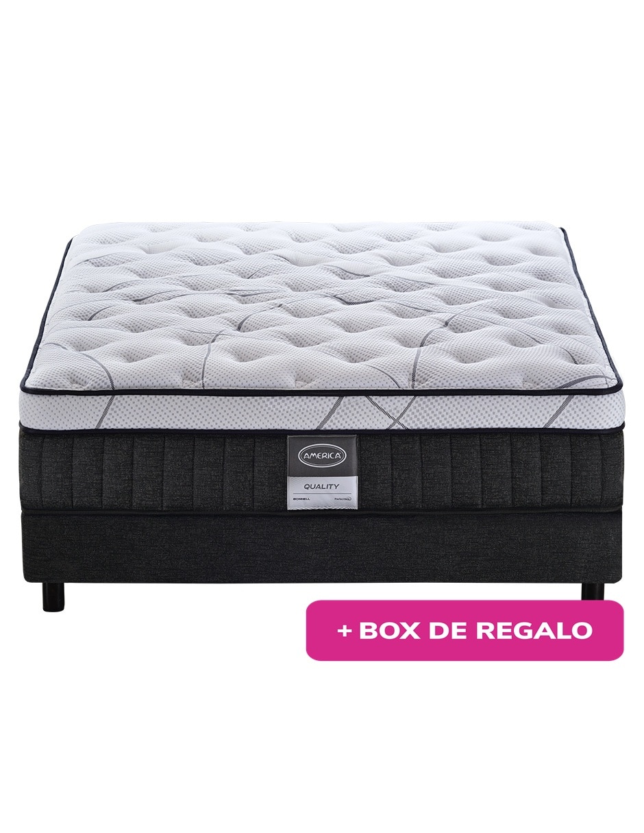 Juego de colchón y box Quality