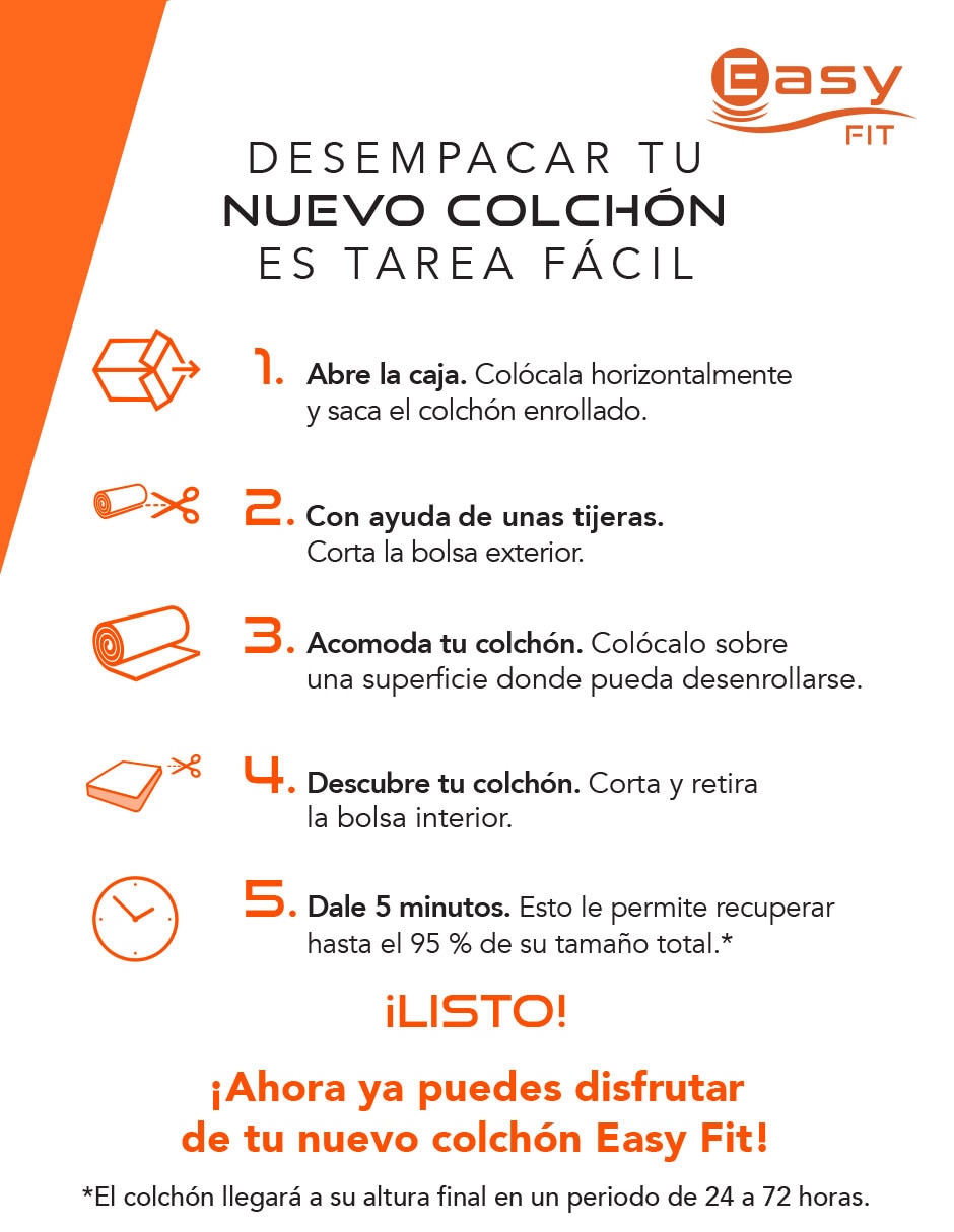 Colchón en caja América cosmos 9