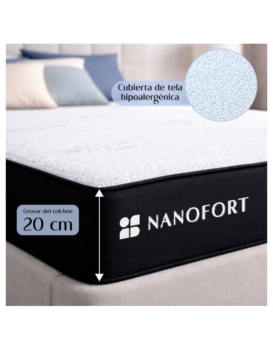 Colchoneta nanofort confort ortopédico
