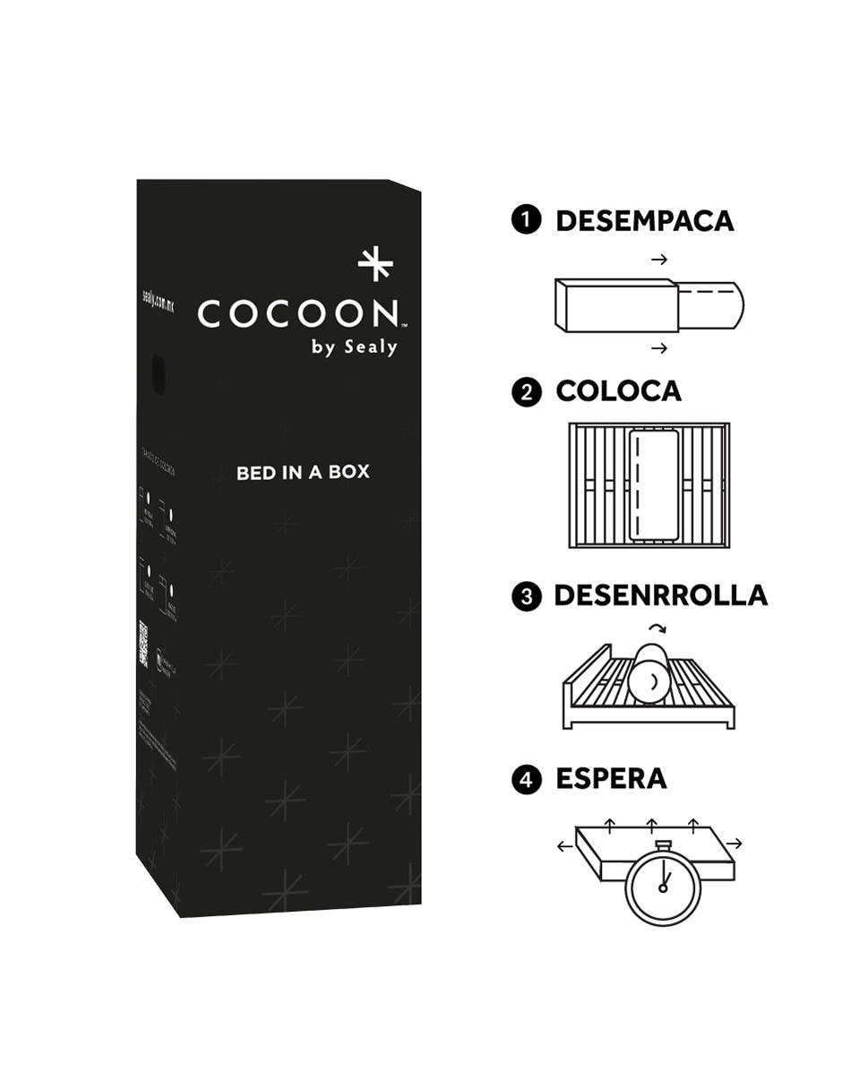 Colchón en caja cocoon 4