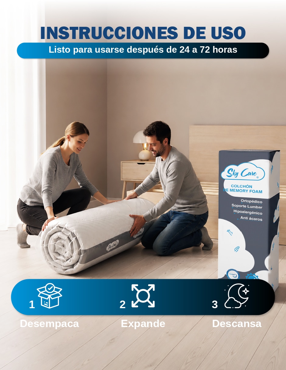 Colchón en caja zen confort suave 3