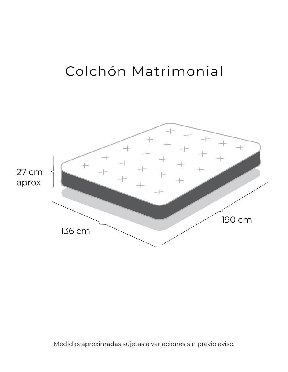 Colchón rogga matrimonial 8
