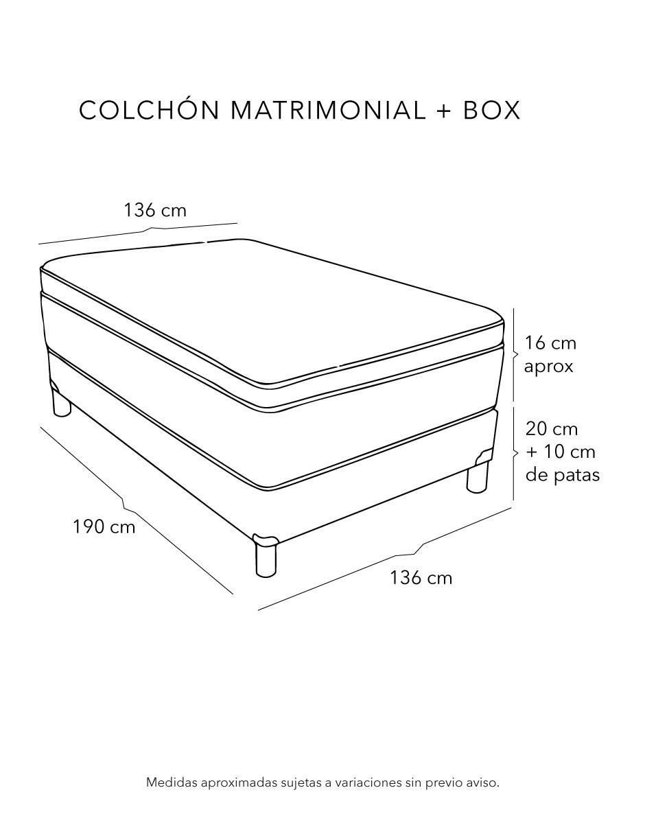 Juego de colchón y box 7