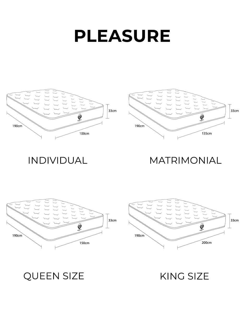 Colchón pleasure 8