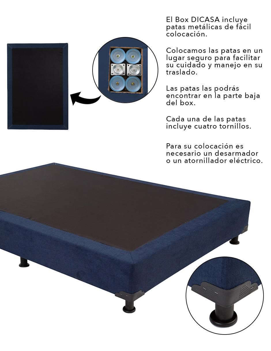 Juego de colchón y box Nautilus Bless individual 8