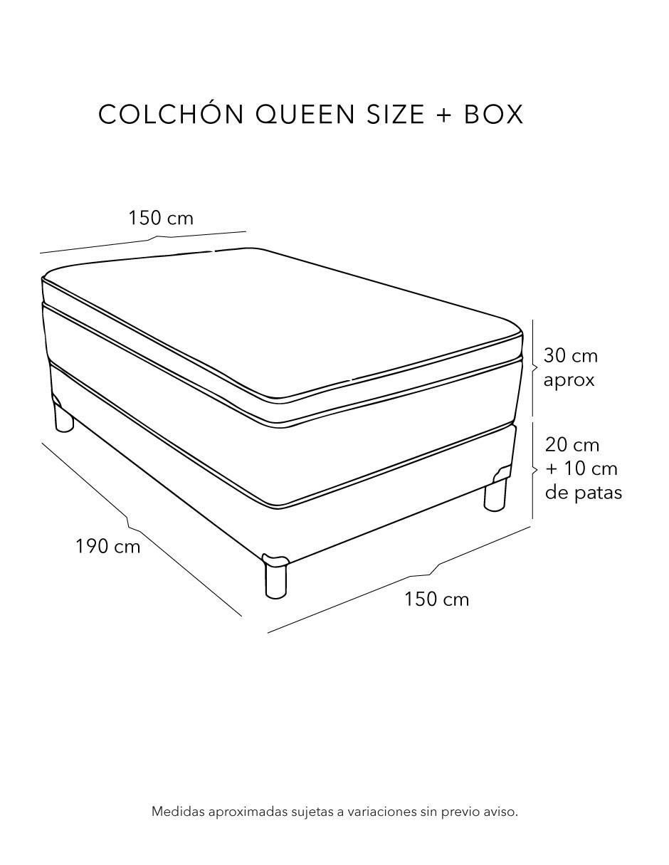 Juego de colchón y box Omega 6
