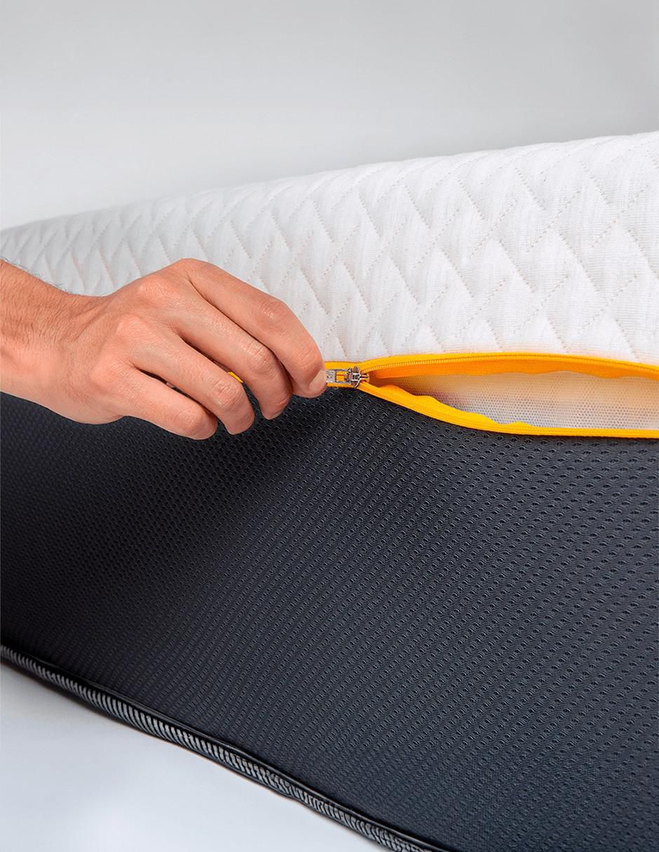 Colchón en caja essential + protector 2