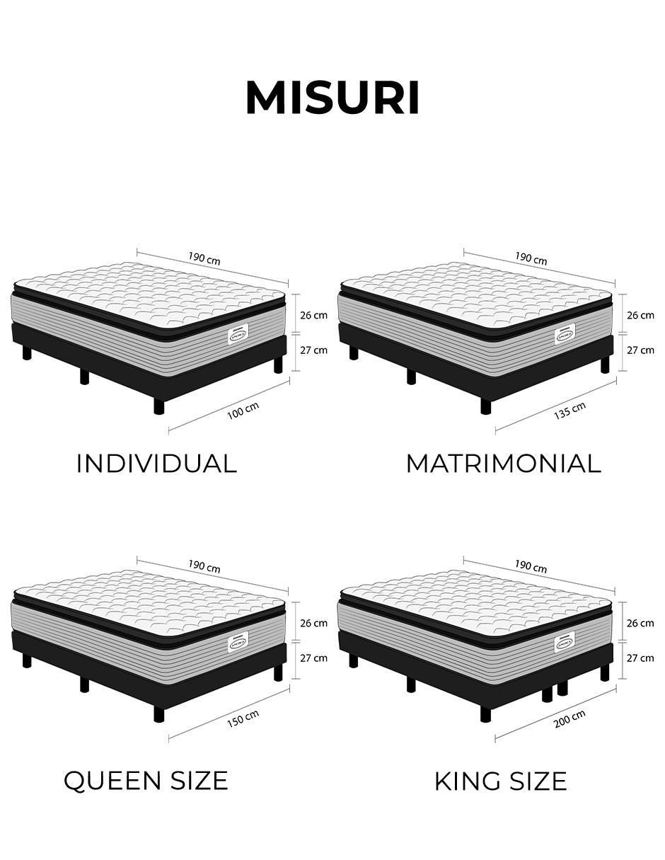 Juego de colchón y box Misuri 4