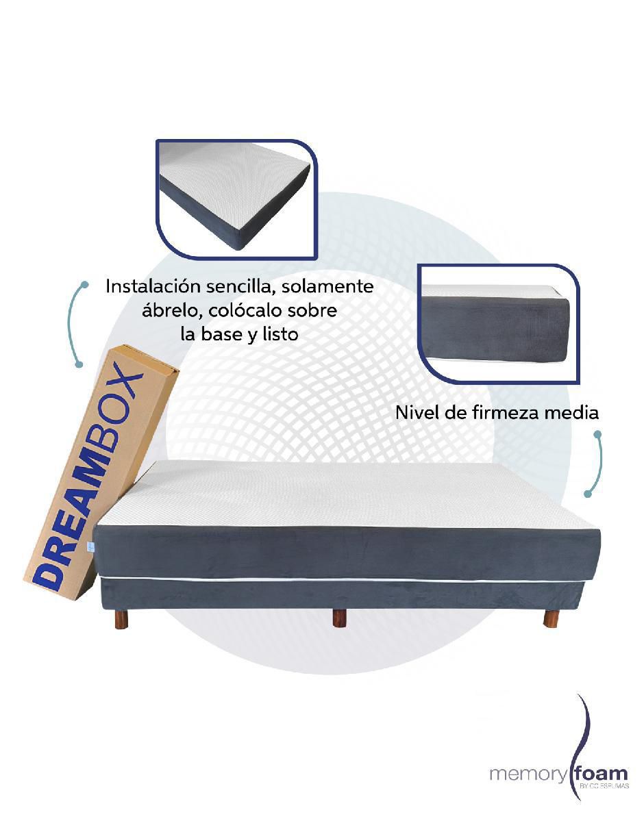 Colchón en caja Memory Foam dreambox