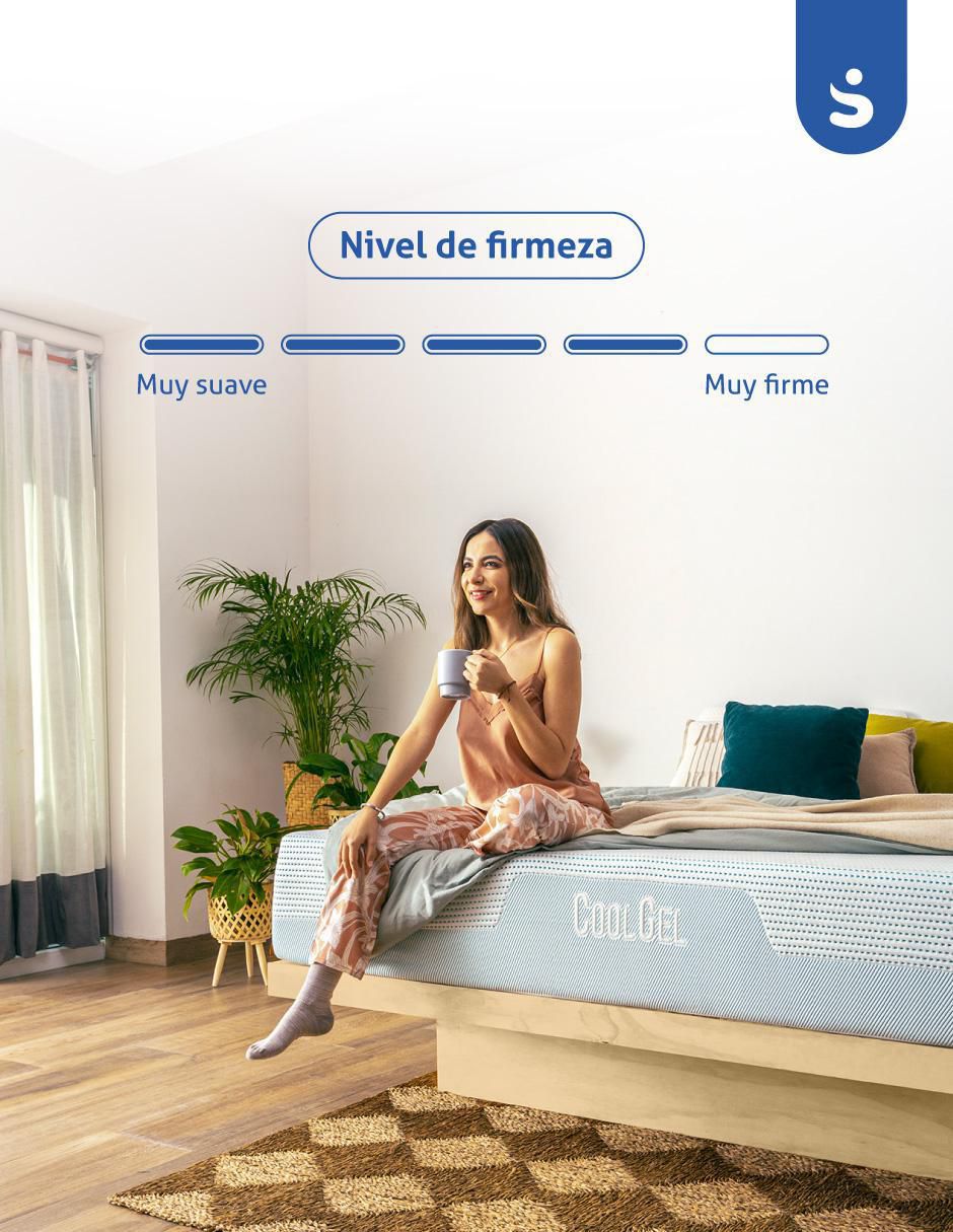 Colchón en caja Sensei cool gel memory foam