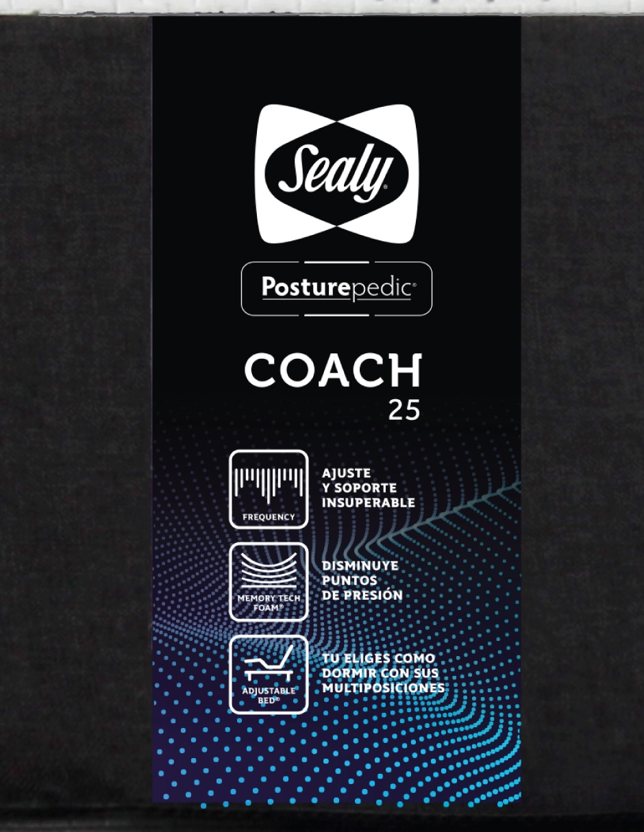 Juego de colchón y box Pro Sealy Coach