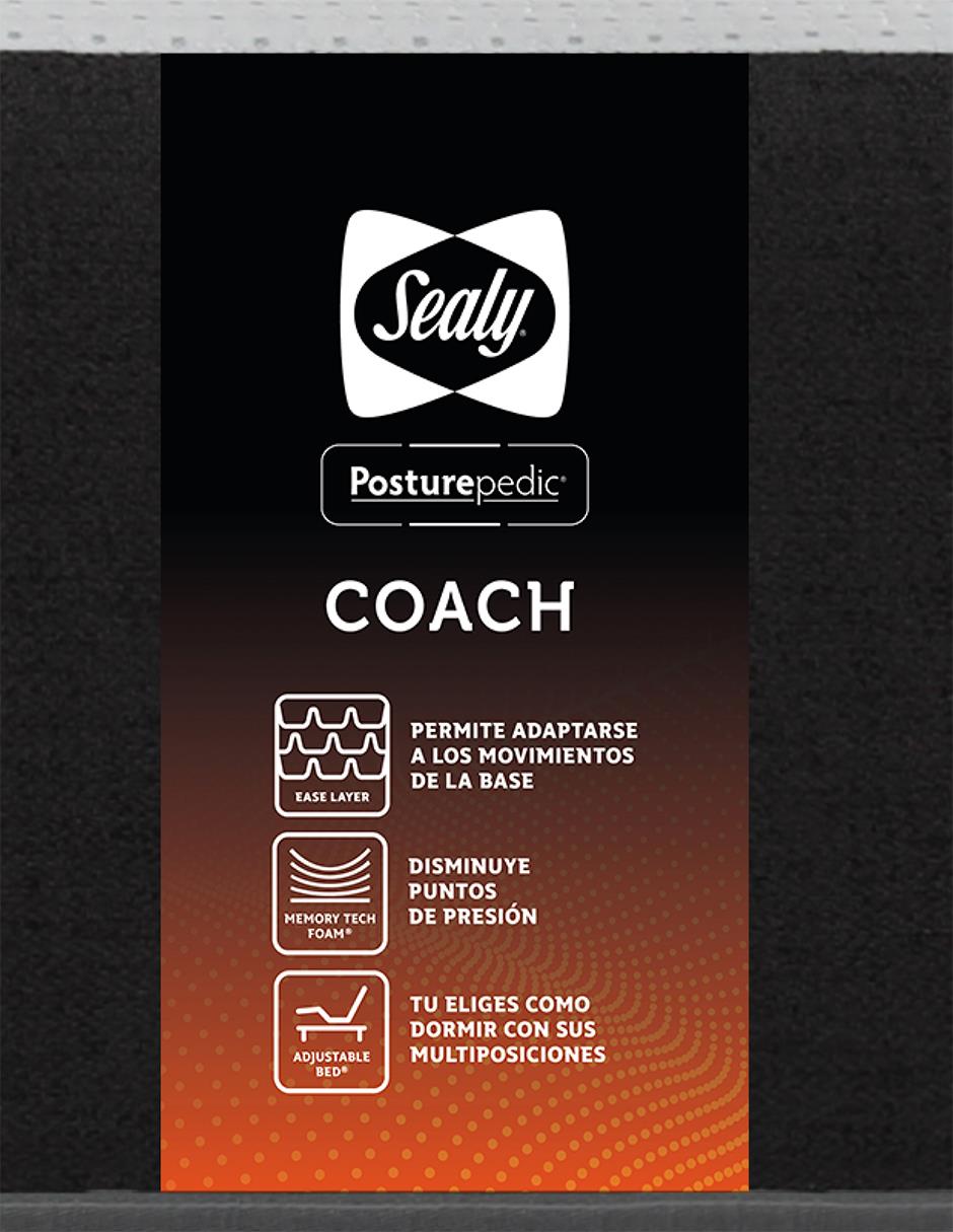 Juego de colchón y box Coach Ease Sealy
