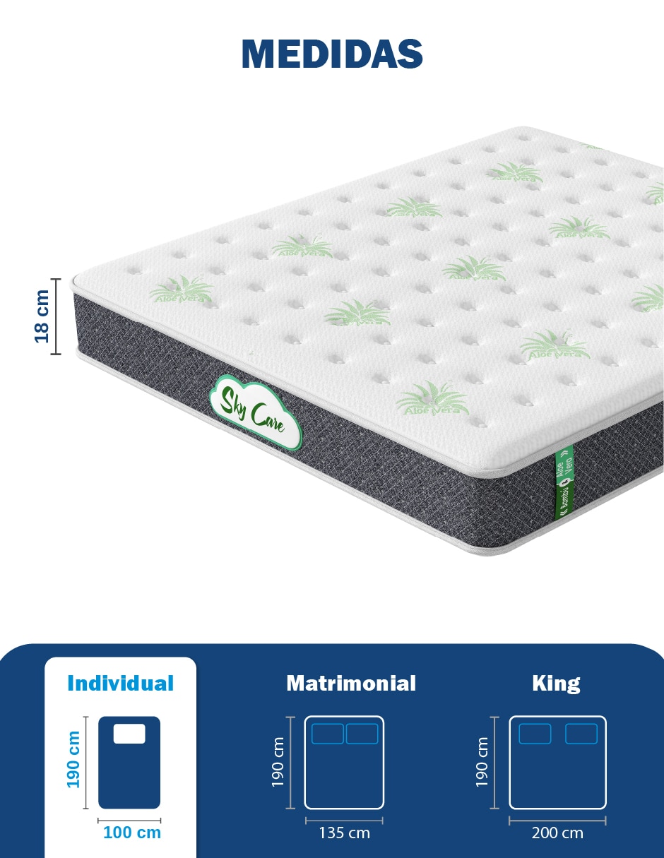 Colchón en caja organic 11