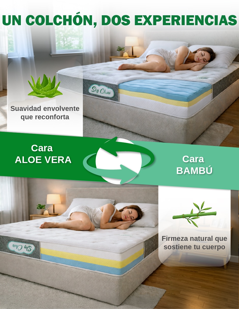 Colchón en caja organic 6