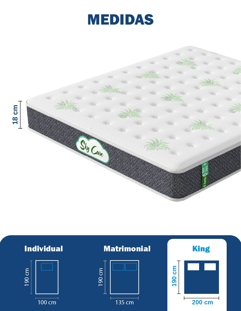 Colchón en caja organic 10