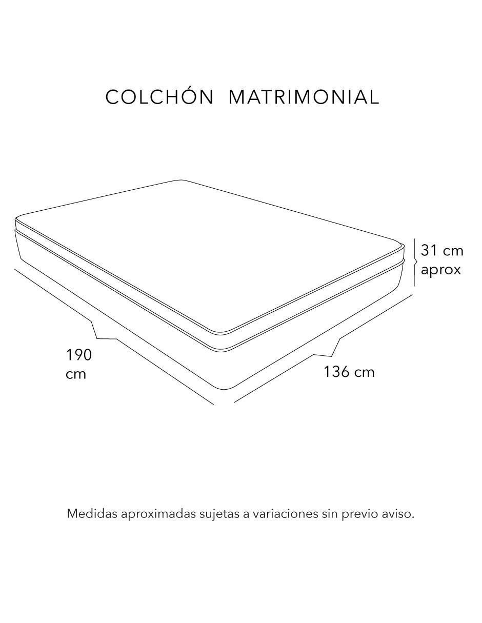 Colchón trini matrimonial 6