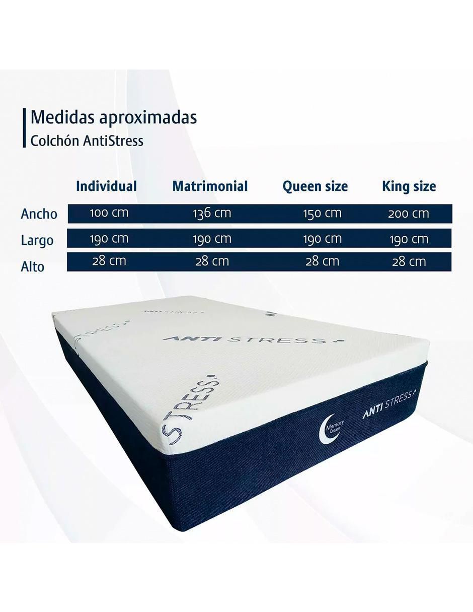 Colchón en caja Memory Dream antiestrés
