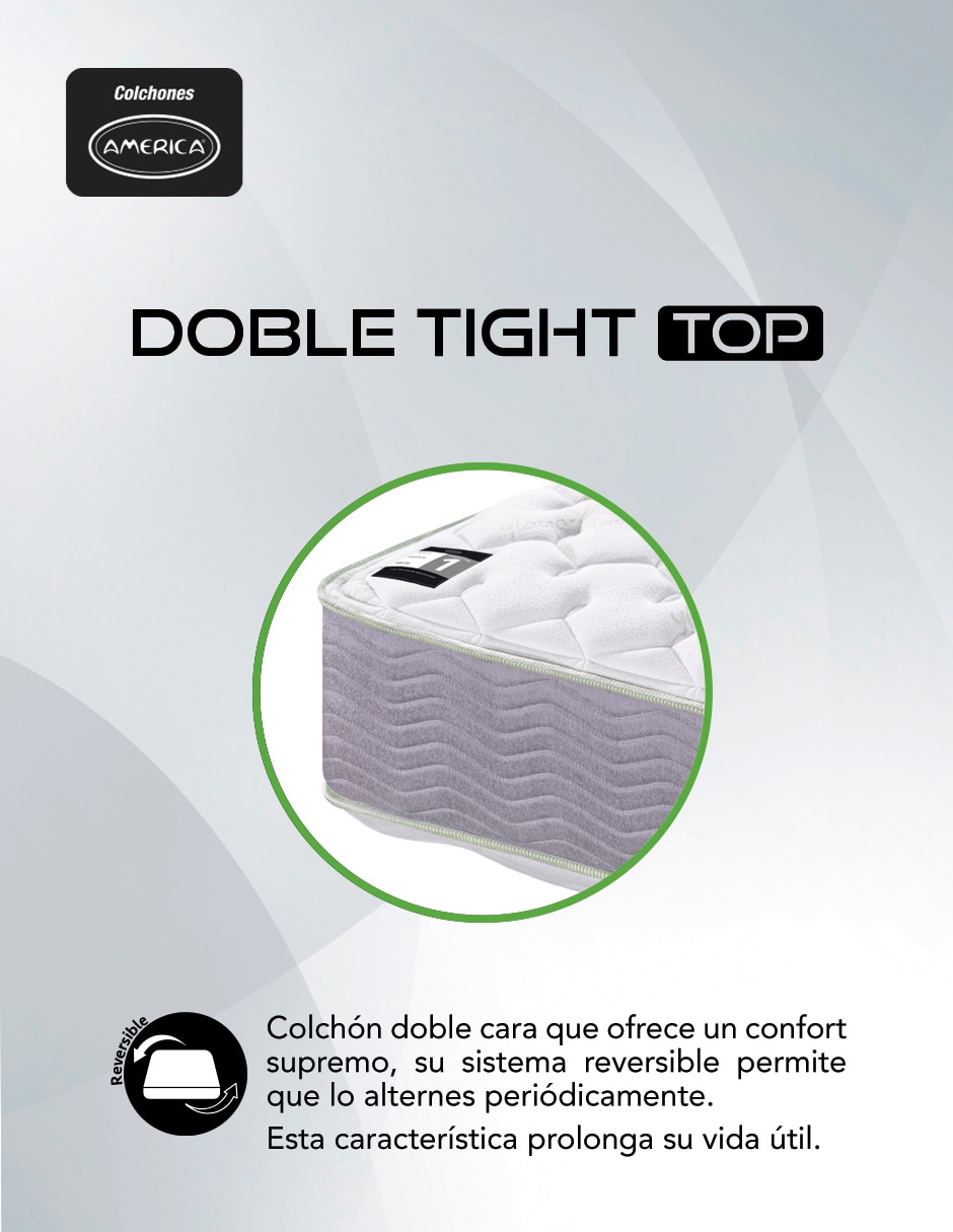 Juego de colchón y box Hotelero Lux América