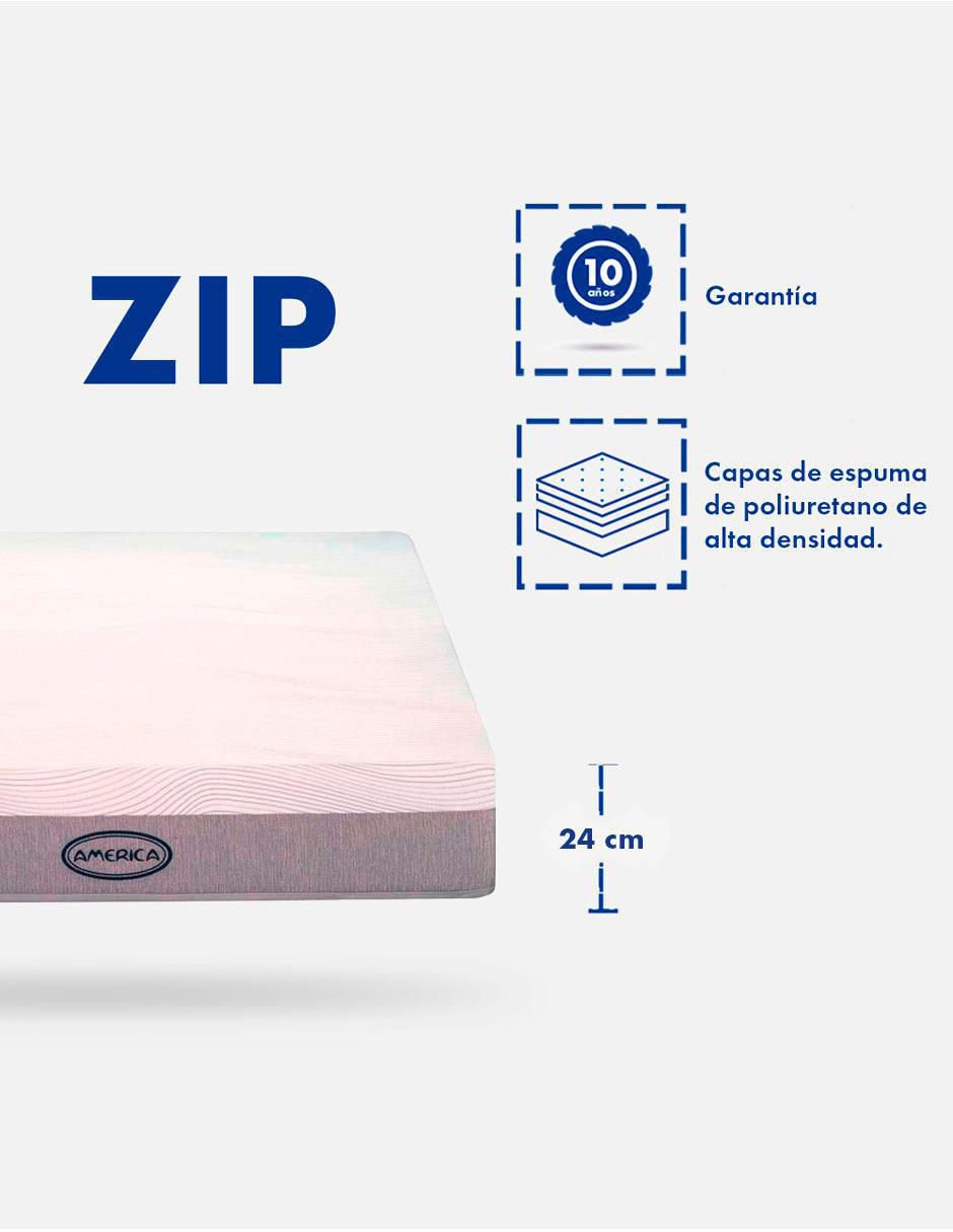 Colchón en caja America zip