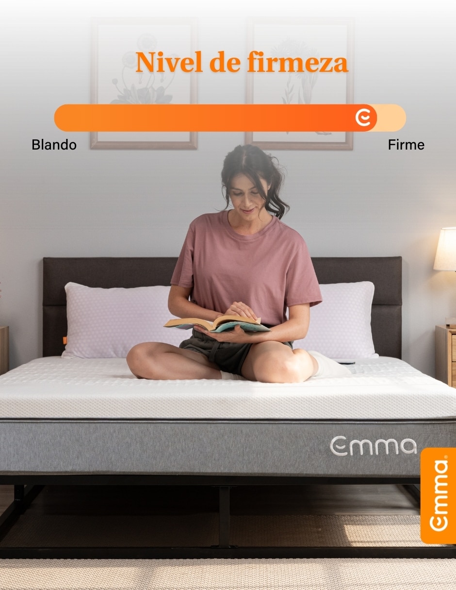 Colchón en caja Emma Sleep Hybrid Premium+ confort firme