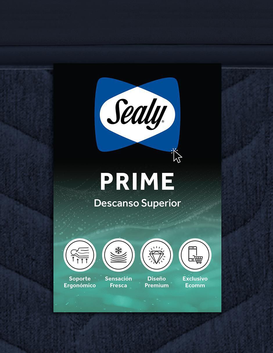 Colchón en caja Sealy Prime confort medio