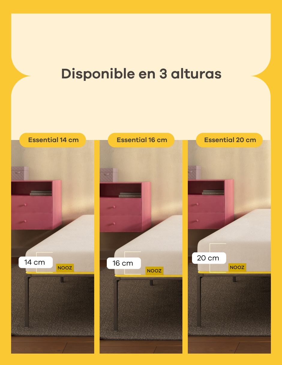 Colchón en caja Essential confort medio 7