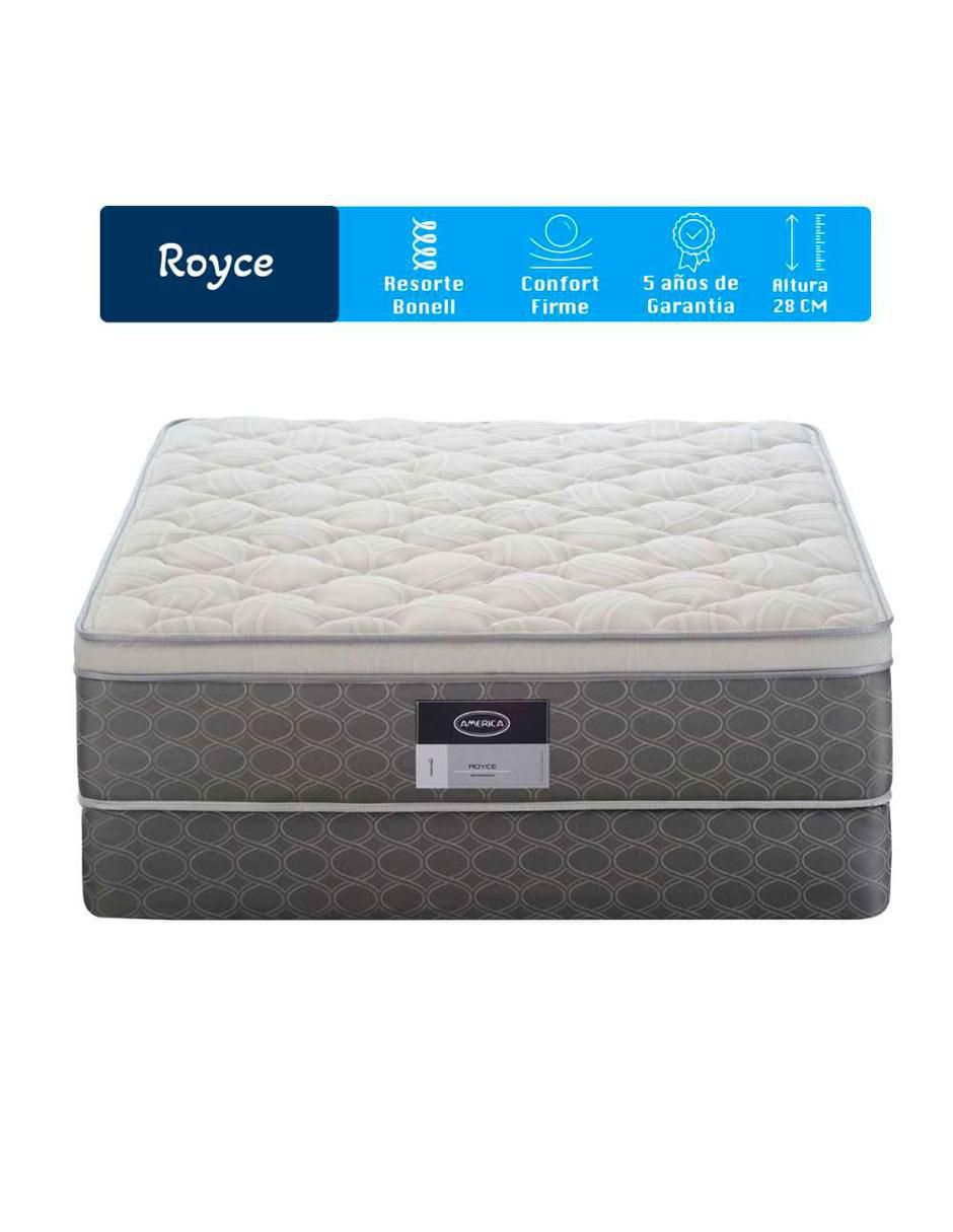 Juego de colchón y box Royce