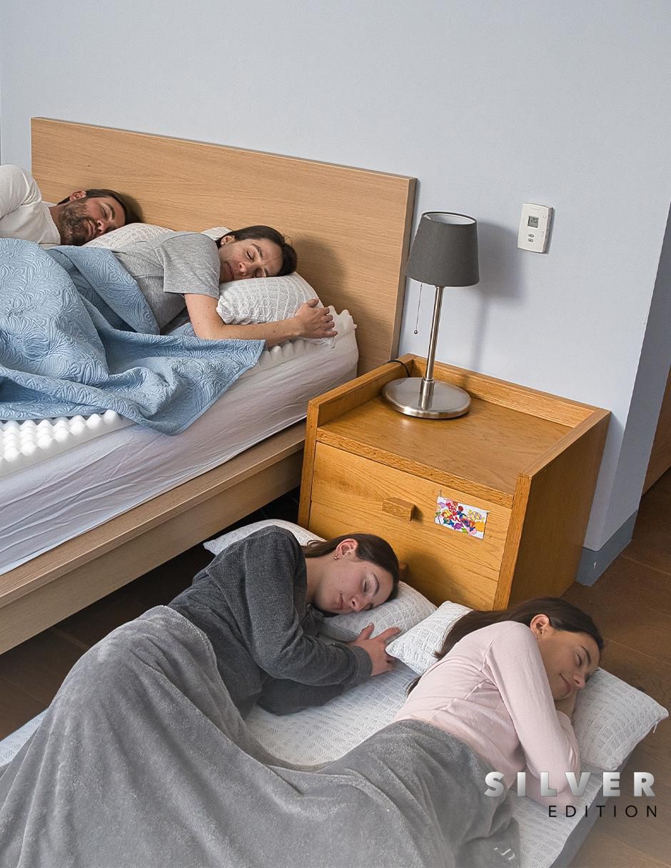 Colchón plegable pack silver más almohada 8