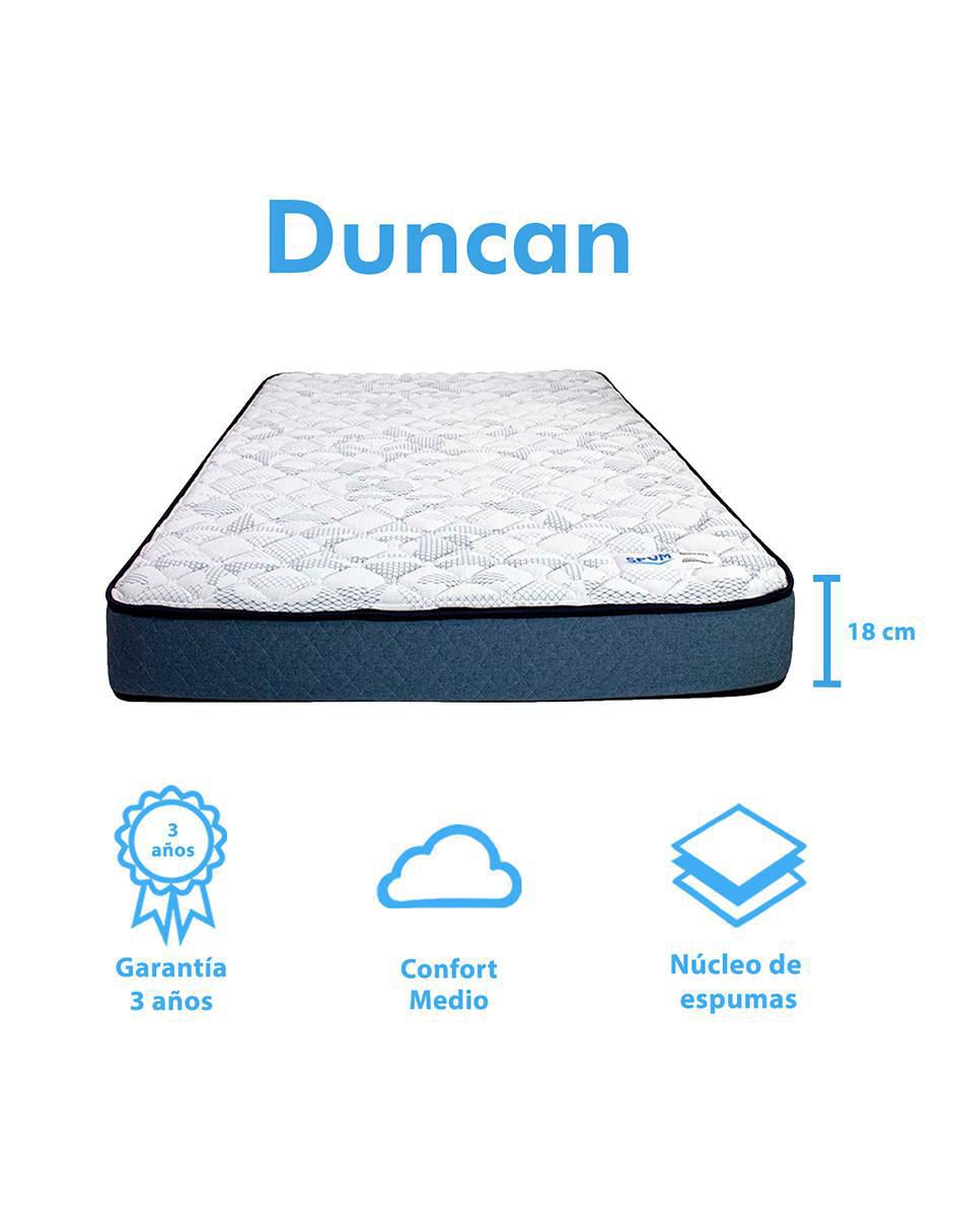 Juego de colchón y box Duncan Dormimundo