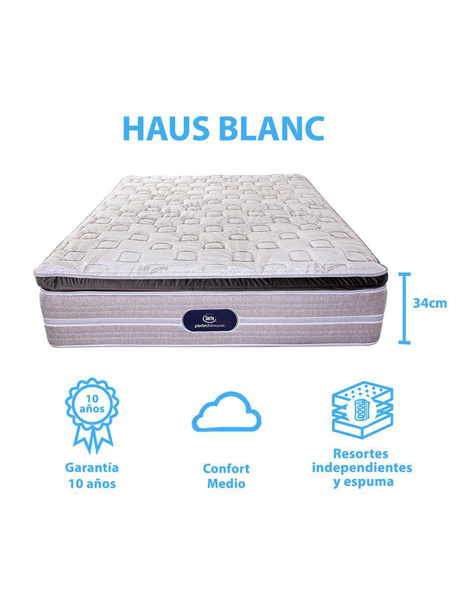 Juego de colchón y box Haus Blanc 3