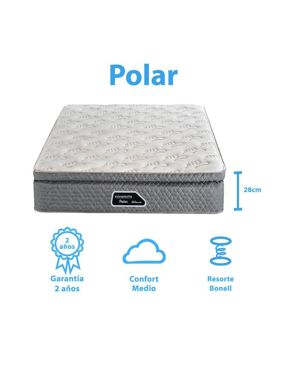 Juego de colchón y box Polar Dormimundo
