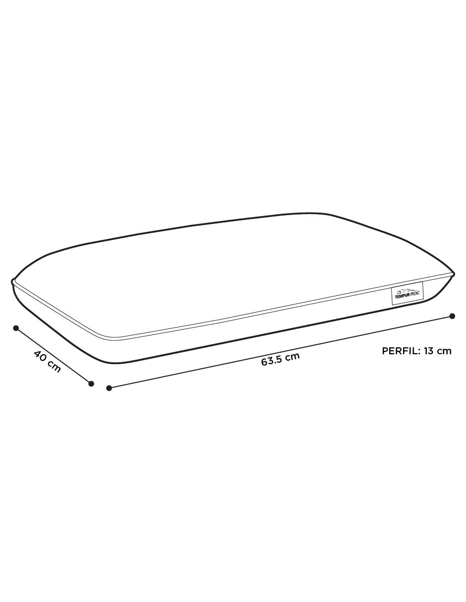 Almohada Tempur Breeze Prolo firmeza media