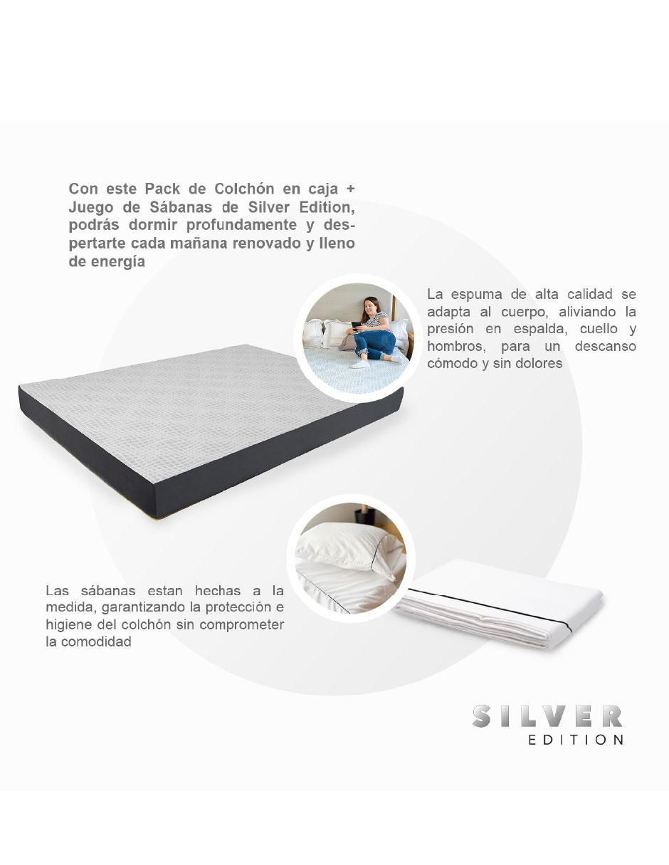 Colchón en caja + sábana 8