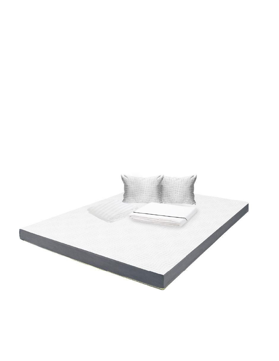 Colchón en caja protector + sábana + almohada 2