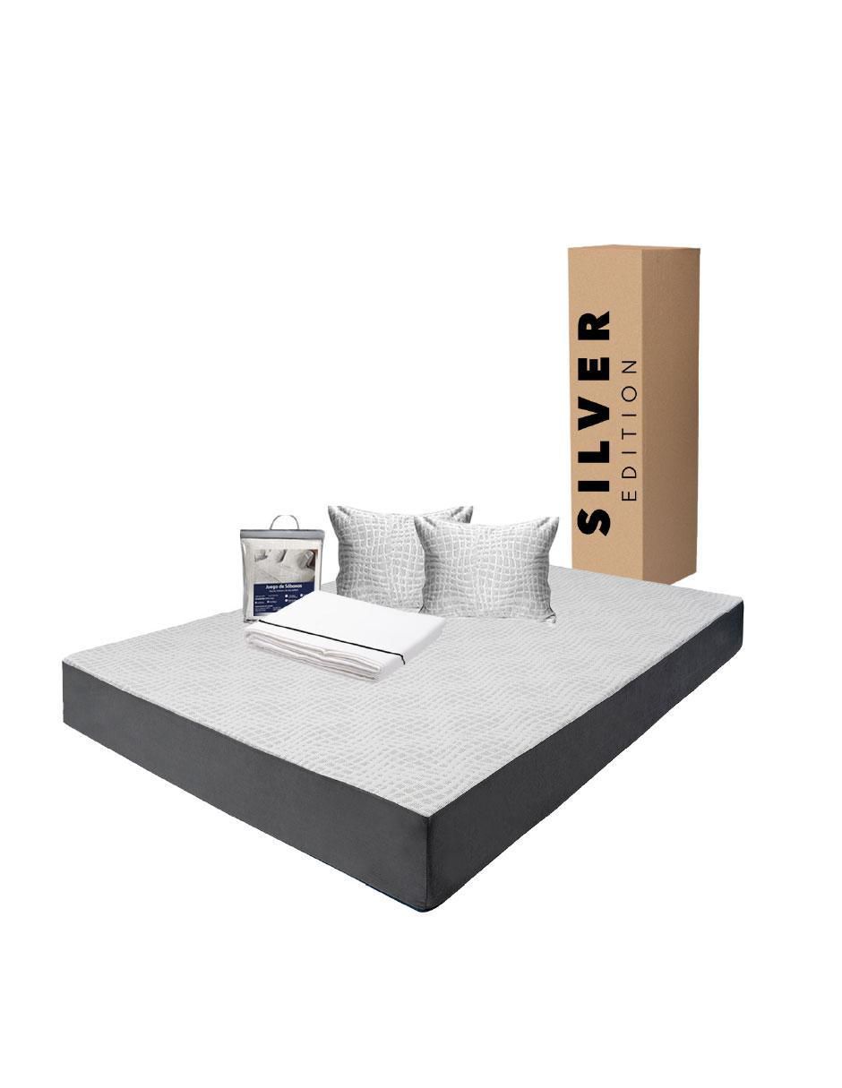 Colchón en caja + sábana + almohada 3