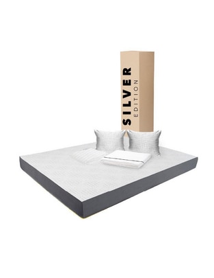 Colchón en caja + sábana + almohada Colchón en caja + sábana + almohada