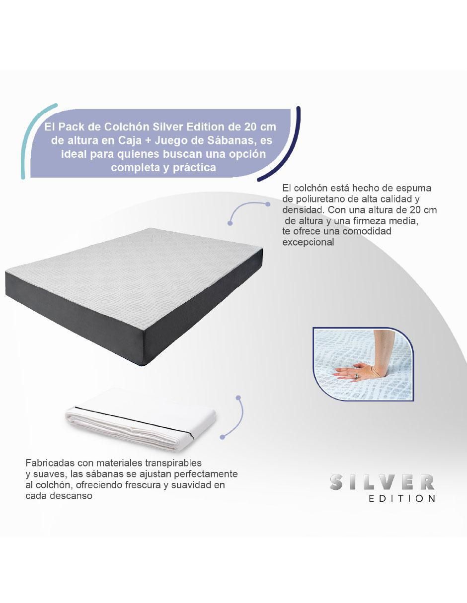 Colchón en caja Silver Edition + sábana