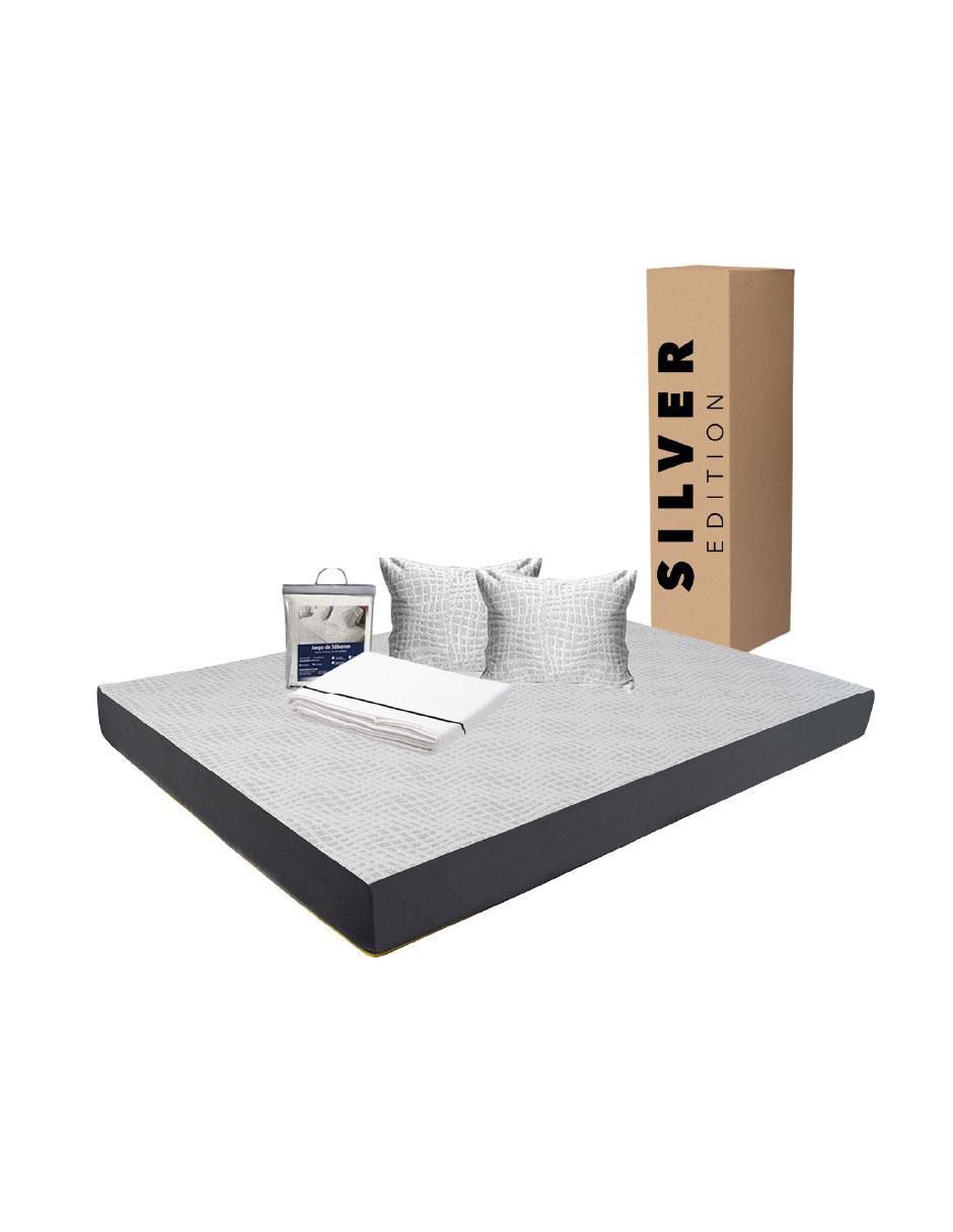 Colchón en caja sábana y almohada 5