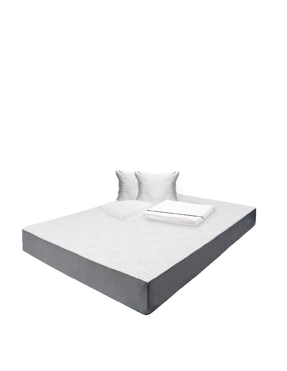 Colchón en caja Silver Edition protector, sábana y almohada