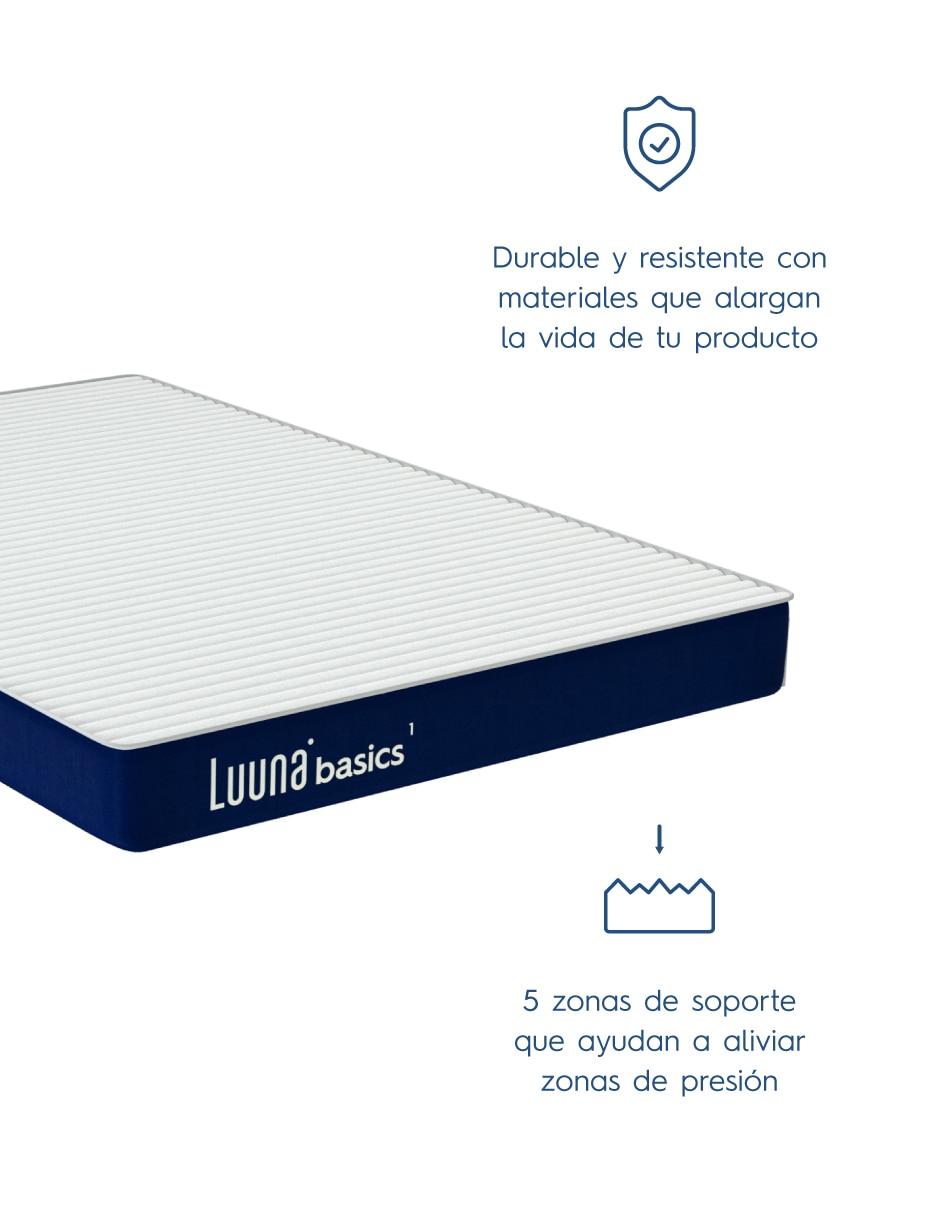 Colchón en caja Basics1 10 confort firme 8