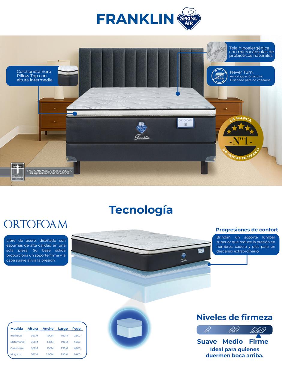 Colchón ortofoam 5