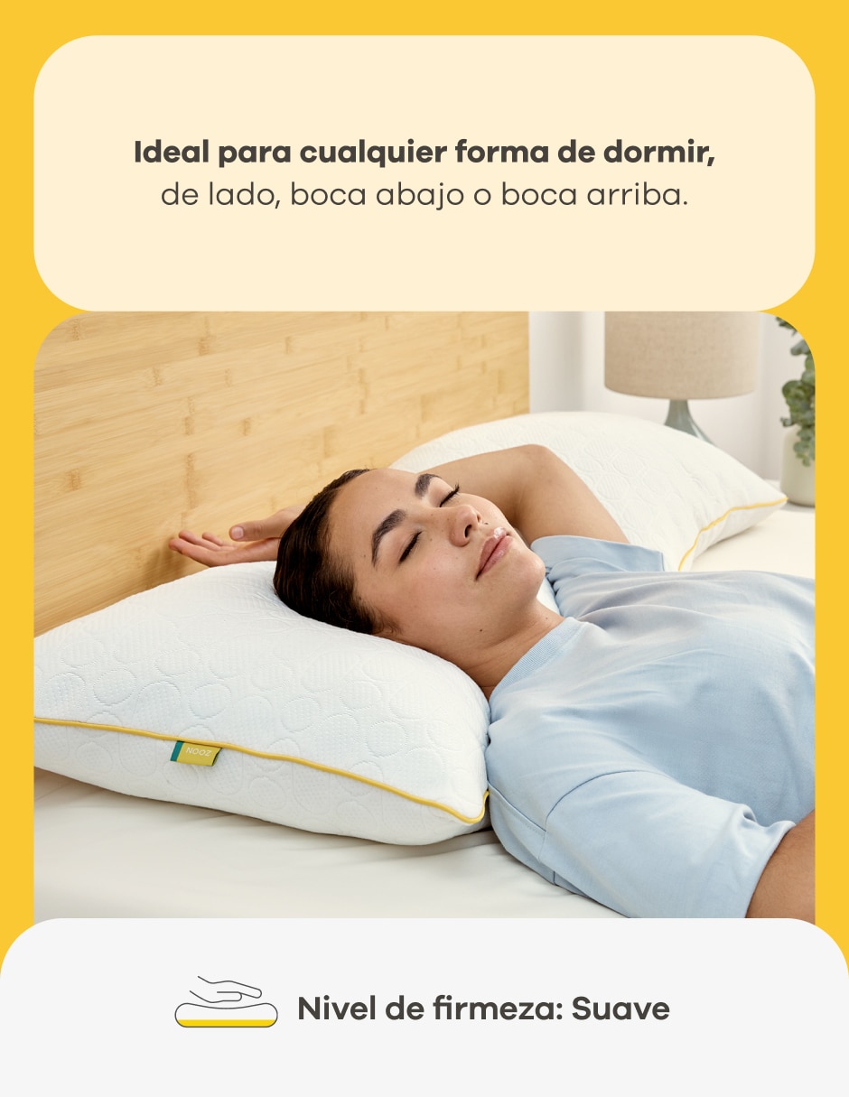 Colchón en caja prime + 2 pack almohada adaptable 7