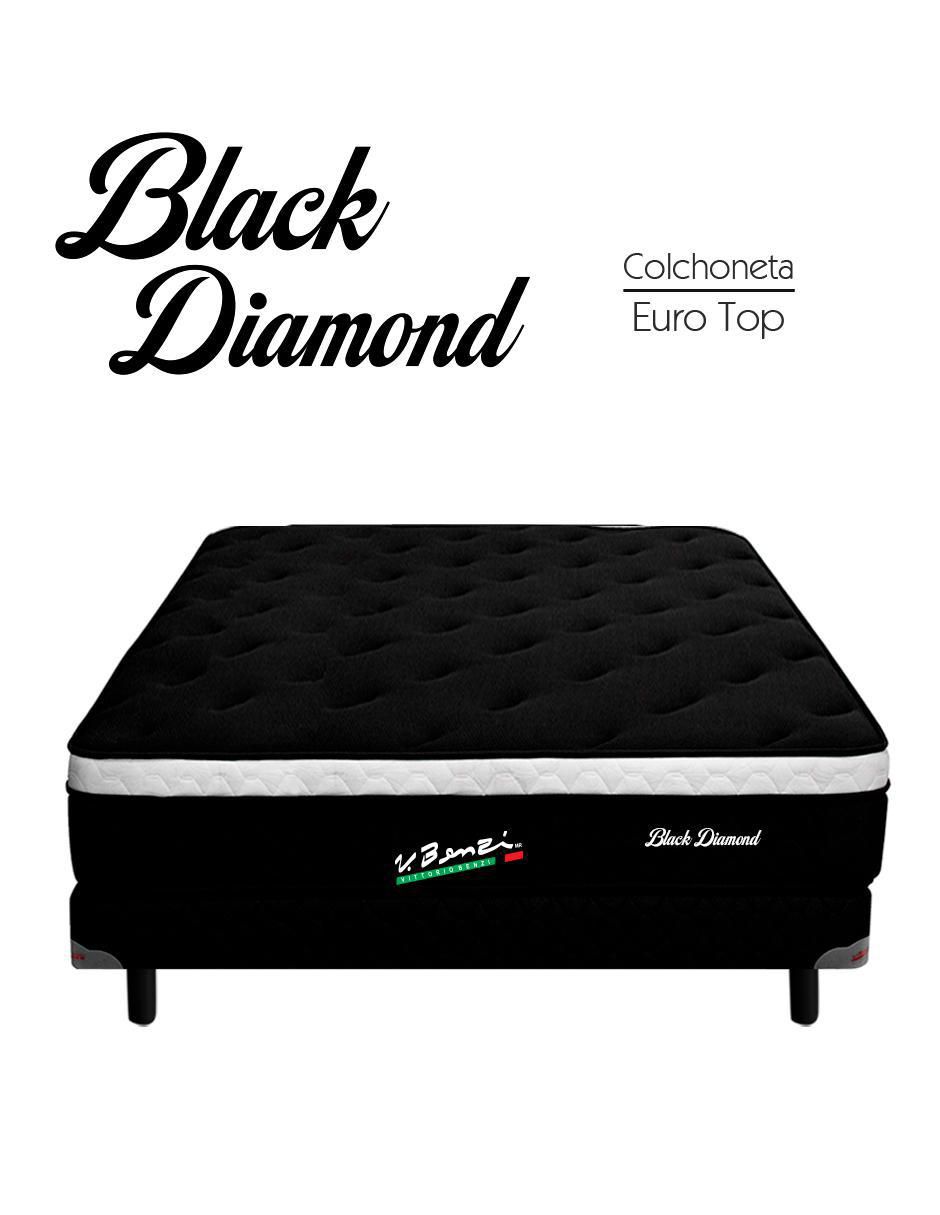 Juego de colchón y box Black Diamond