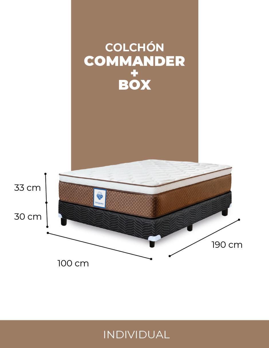 Juego de colchón y box Commander 11