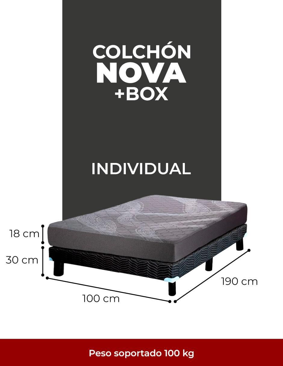Juego de colchón y box Nova Atlas Del Descanso