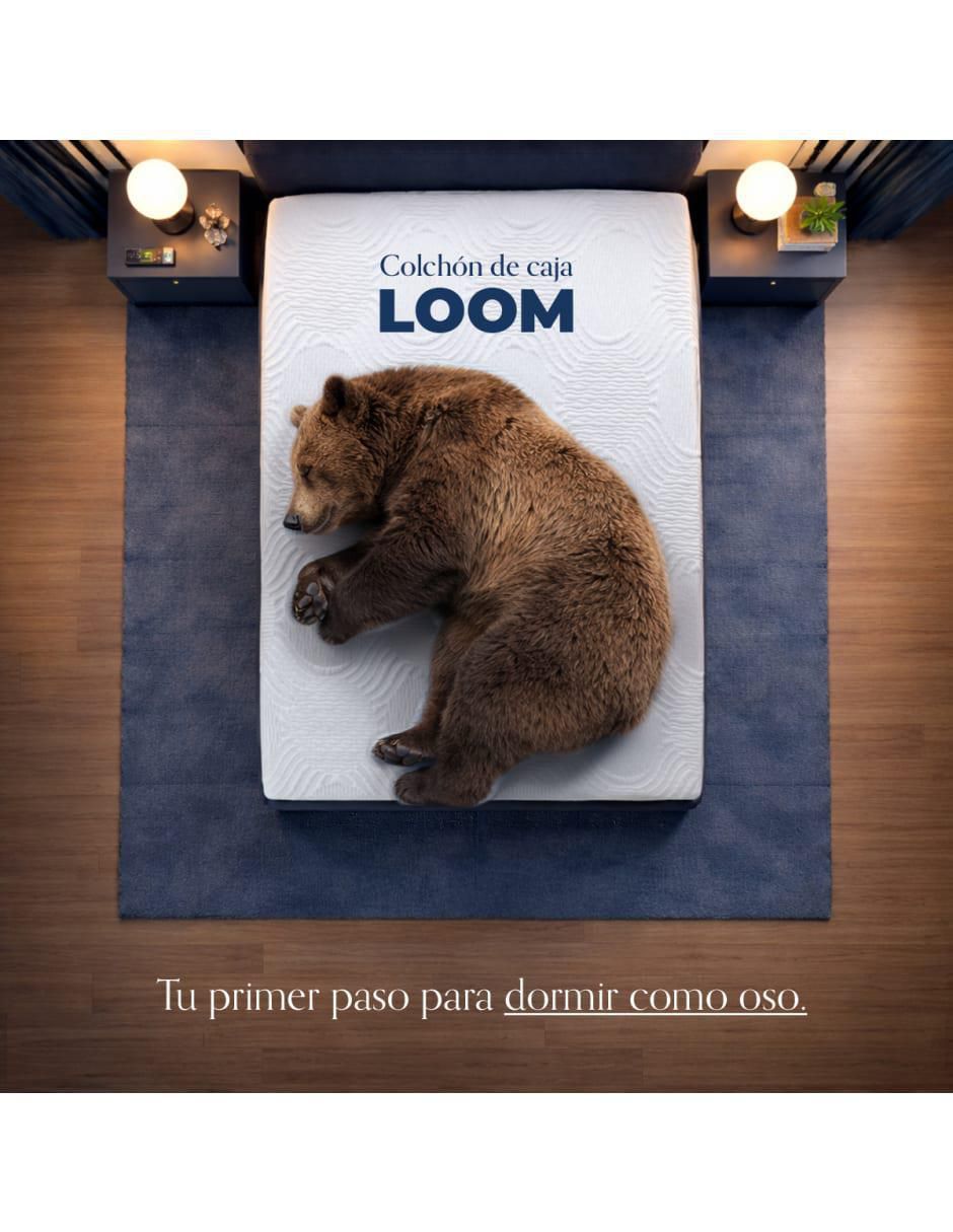 Colchón en caja loom