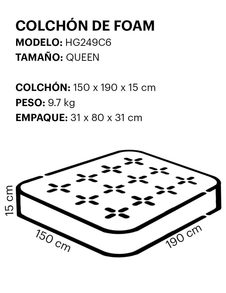 Colchón en caja Selectshop Queen size