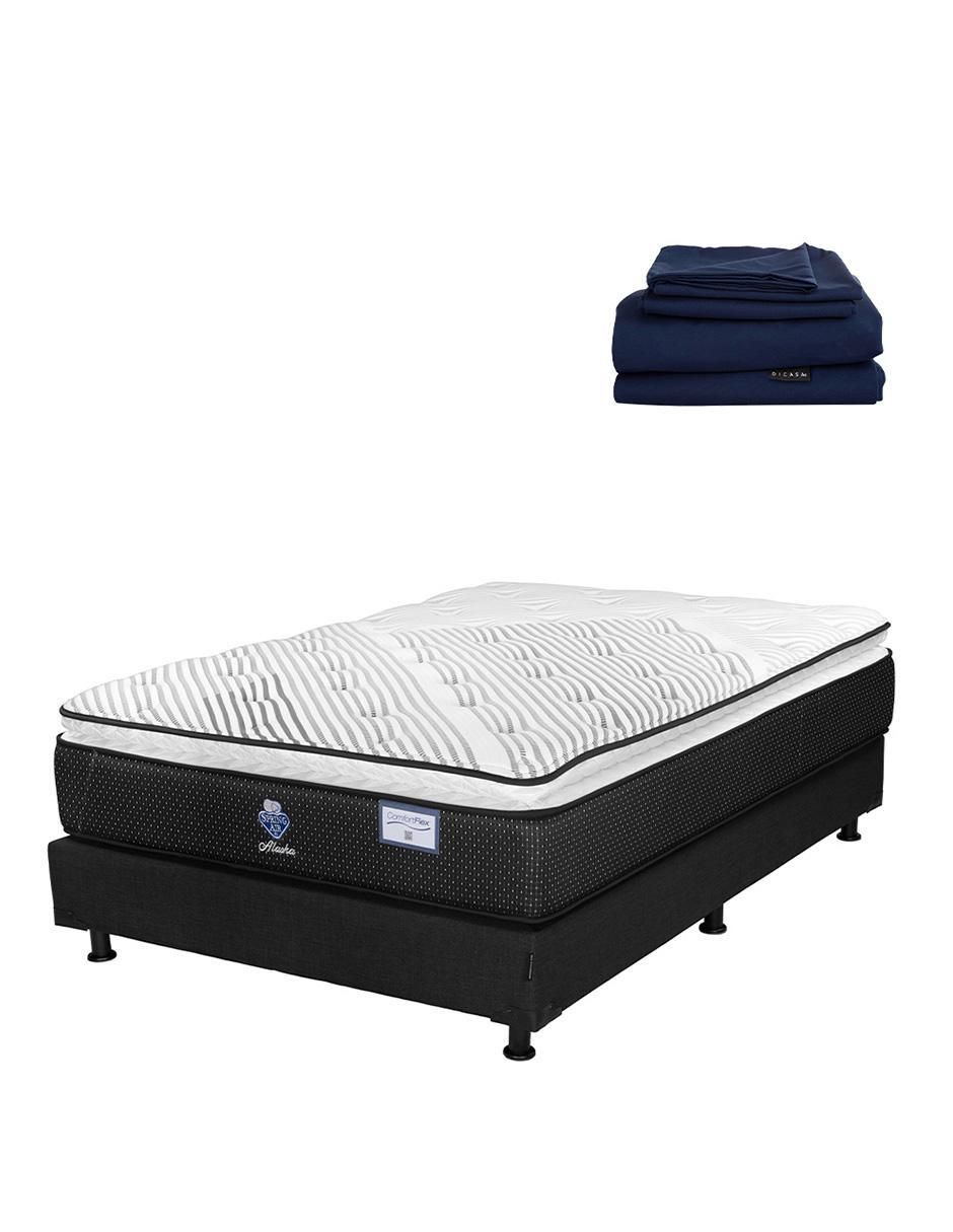 'juego de colchón y box' alaska box spring air 'juego de colchón y box' alaska box spring air