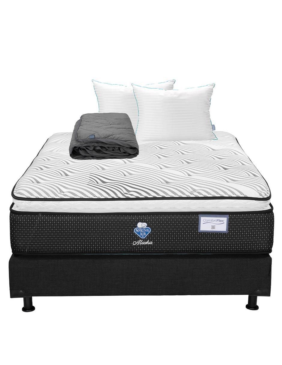 'juego de colchón y box' alaska box spring air 'juego de colchón y box' alaska box spring air