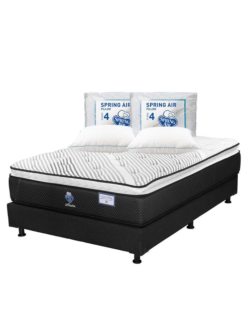 'juego de colchón y box' alaska box spring air 'juego de colchón y box' alaska box spring air